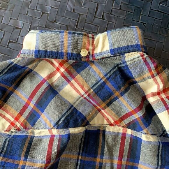 Boys Plaid Button Down Shirt - Picture 3 of 5